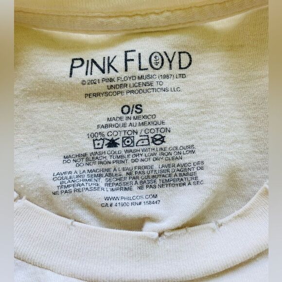Pink Floyd Cream Graphic Ripped Tee Size Large Band tee - Picture 7 of 8